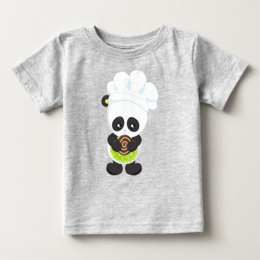Panda koken, Panda bakken, Panda met Koekje (Voorkant)