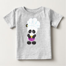 Panda koken, Panda bakken, Panda met Pie, Schort