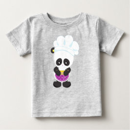 Panda koken, Panda bakken, Panda met Pie, Schort