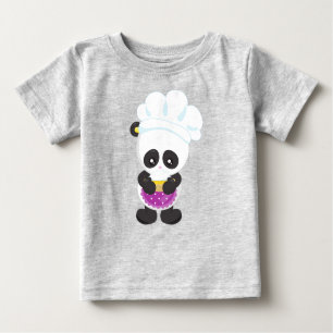 Panda koken, Panda bakken, Panda met Pie, Schort