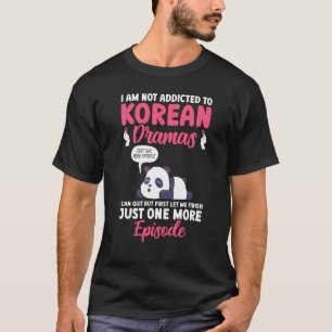 Panda Korean Drama Love K Pop Finger Heart Kdrama T-shirt
