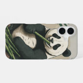 Panda: kunst van het eten van bamboe hoesje iPhone 16 hoesje (Achterkant horizontaal)