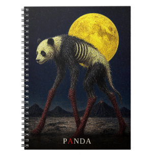 Panda Lange Sokken gotische Surrealist Notitieboek