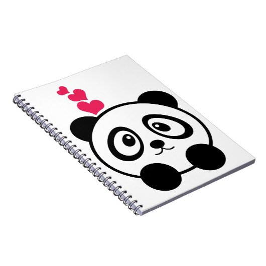 Panda-laptop Notitieboek (Rechterzijde)