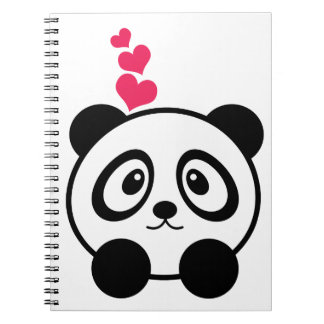Panda-laptop Notitieboek