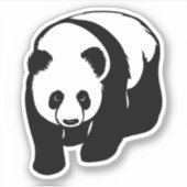 Panda Laptop Sticker (Voorkant)