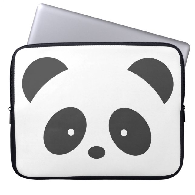 Panda-laptophoes Laptop Sleeve (Voorkant)