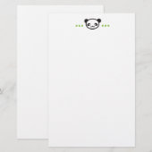 Panda Leaf Briefpapier (Voorkant / Achterkant)