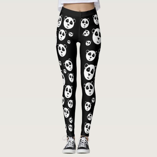 Panda-Leggings Leggings (Voorkant)