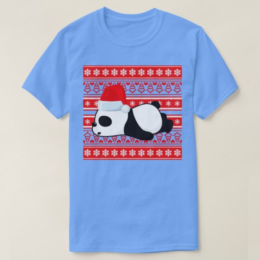 Panda lelijke kerst t-shirt (Design voorkant)