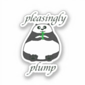 Panda, leuk sticker (Voorkant)