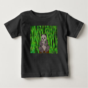 Panda (levendig) - Baby T-shirt