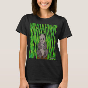 Panda (levendig) - Dames Basic T-Shirt