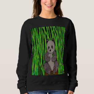 Panda (levendig) - Dames Sweatshirt