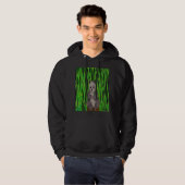 Panda (levendig) - Heren Motorkaptrui Hoodie (Voorkant volledig)