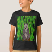 Panda (levendig) - Jongens Basic T-Shirt (Voorkant)