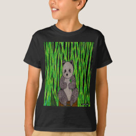 Panda (levendig) - Jongens Basic T-Shirt