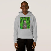 Panda (levendig) - Jongens Hoodie (Voorkant volledig)