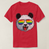 Panda LGBT Gay Pride voor mannen Vrouwen Jongens m T-shirt (Design voorkant)