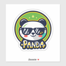 Panda liederlijke Sticker Design wachten op u