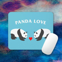 Panda Liefde (Blauw)