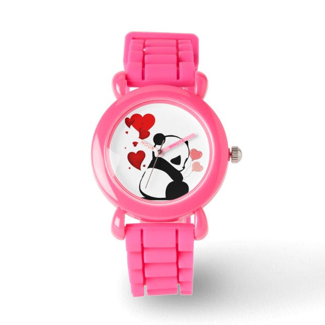 Panda-liefde Horloge (Voorkant)