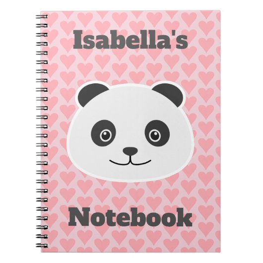 Panda-liefde Notitieboek (Voorkant)
