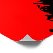 panda-liefde poster (Hoek)