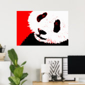 panda-liefde poster (Thuiskantoor)