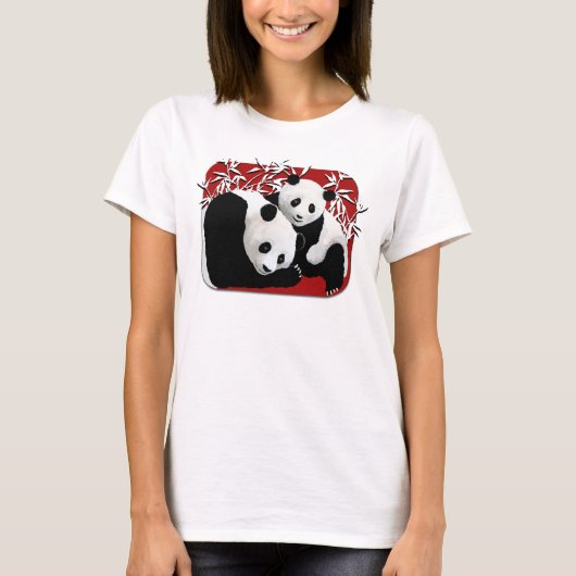 panda-liefde t-shirt (Voorkant)