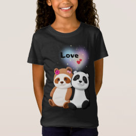 Panda-liefde T-shirt