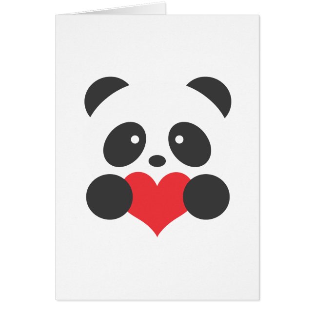 Panda-liefdeskaart (Voorkant)