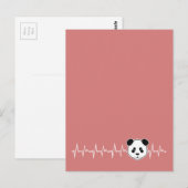 Panda liefhebber briefkaart (Voorkant / Achterkant)