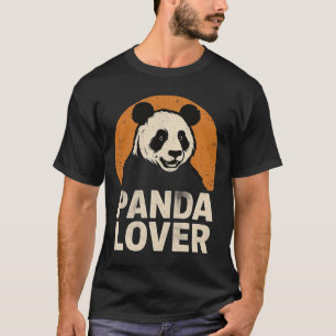 Panda Liefhebber Cute en Chille T-Shirt voor Diere