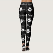 Panda liefhebber leggings (Achterkant)