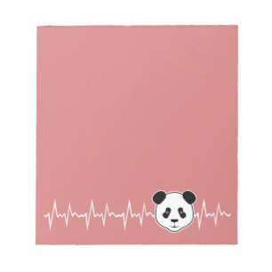 Panda liefhebber notitieblok