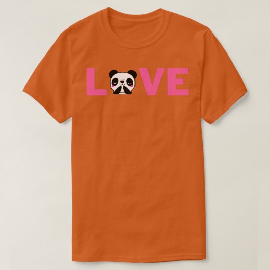 Panda-liefhebbers T-shirt (Design voorkant)