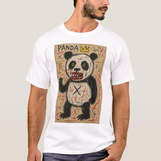 Panda like the great man painted them. t-shirt (Voorkant)