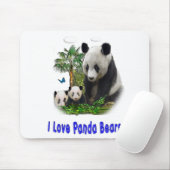 Panda Love art Muismat (Met muis)