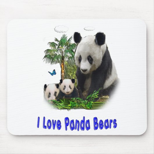 Panda Love art Muismat (Voorkant)