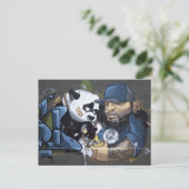Panda Love Briefkaart (Staand voorkant)