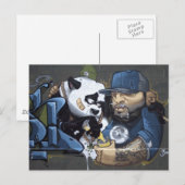 Panda Love Briefkaart (Voorkant / Achterkant)