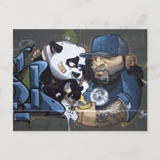 Panda Love Briefkaart (Voorkant)