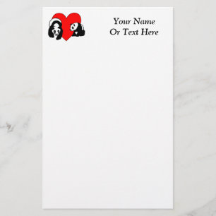 Panda Love Briefpapier