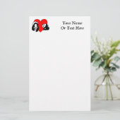 Panda Love Briefpapier (Staand voorkant)