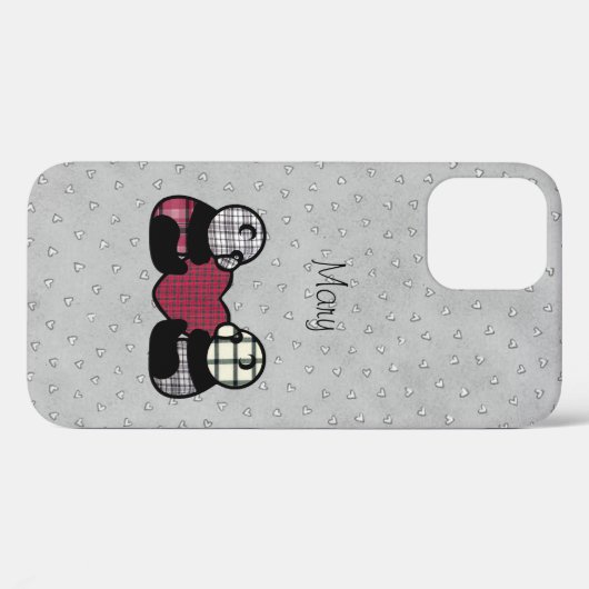 Panda Love Case-Mate iPhone Case (Achterkant (horizontaal))