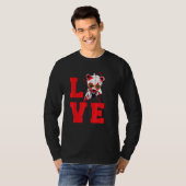 Panda Love Cute Pandas Animal  Bamboo T-shirt (Voorkant volledig)