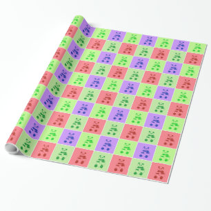 Panda Love Glossy Wrapping Paper Cadeaupapier