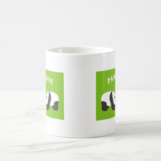 Panda Love (Green) Koffiemok (Center)