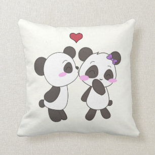 Panda Love Kussens. <3 Kussen